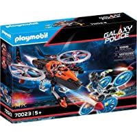 PLAYMOBIL- Galaxy Police Piratas Galácticos Helicóptero- A Partir de 5 Años- Multicolor (70023)